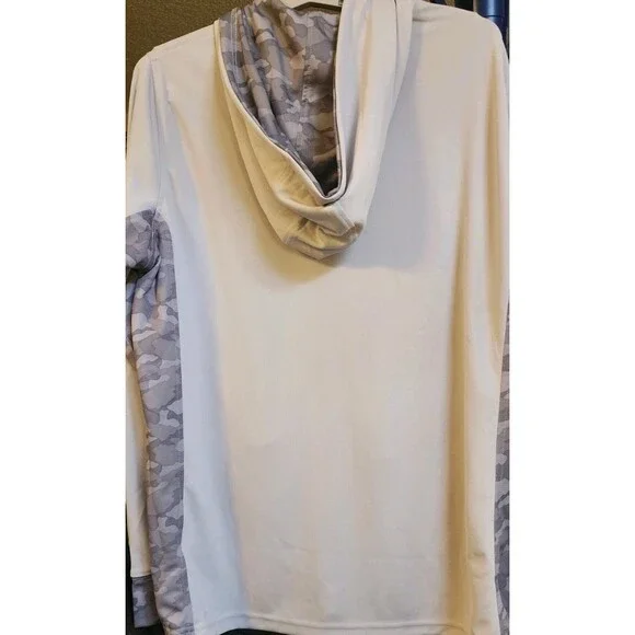 NWT Vansport Women's University of Virginia Zip Up Hoodie Gray Camo 2X New D25 - Picture 6 of 6